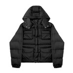 Cargo Puffer Jacket // Black (XS)