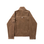 Corduroy Multi-Pocket Cargo Jacket // Brown (XS)