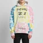 You Have Eyes My Dear Tie-Dye Hoodie // Multicolor (2XL)