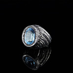 The Naval Dream Ring // Blue Topaz Sterling 925 Sterling Silver (5)
