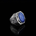 The Blue Lagoon Ring // Lapis Lazuli 925 Sterling Silver (6.5)