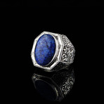 The Blue Lagoon Ring // Lapis Lazuli 925 Sterling Silver (9)