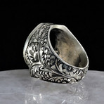The Bear Ring // Hand Engraved 925 Sterling Silver (5)