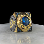 Handmade Blue Topaz Ring // 925 Sterling Silver (6)