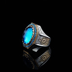 Blue Topaz Ring // 925 Sterling Silver (6)