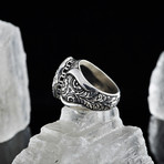 7 Stone Amethyst Ring // 925 Sterling Silver (5)