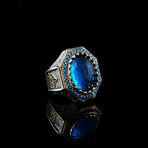 Blue Topaz Ring // 925 Sterling Silver (6)