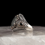 Large Labradorite Ring // 925 Sterling Silver (8)