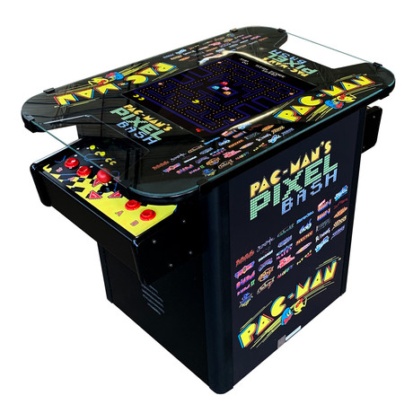 Pac-Man's Pixel Bash Cocktail Table // Black Finish