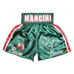 Ray "Boom Boom" Mancini // Autographed Green Boxing Trunks