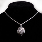 Dell Arte // Bear Claw Power + Protection Necklace // Silver