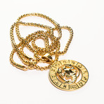 Dell Arte // Cancer Necklace // Gold