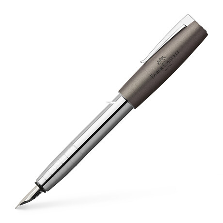 Faber-Castell Loom Fountain Pen // Broad (Metallic Gray)