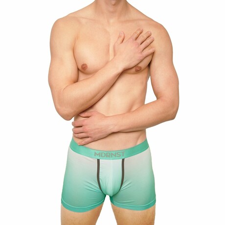 Ombré Boxer Brief // Aqua (S)