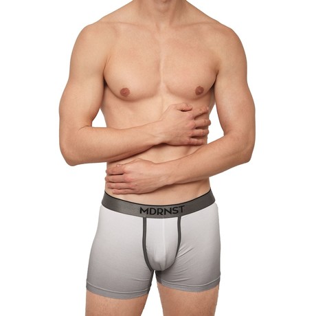 Ombré Boxer Brief // Light Gray (S)