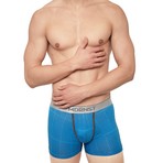 Twist Turn Boxer Brief // Aqua (M)