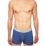 Starburst Boxer Brief // Blue (M)