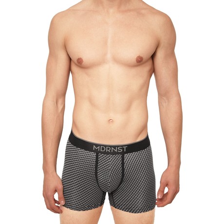 Pixel Boxer Brief // Black (S)
