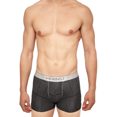 Twist Turn Boxer Brief // Black (S)