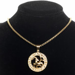 Dell Arte // Capricorn Necklace // Gold