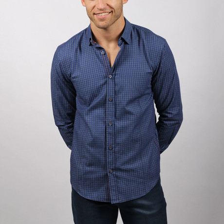 Phillipsen Button-Up Shirt // Royal Blue (S)