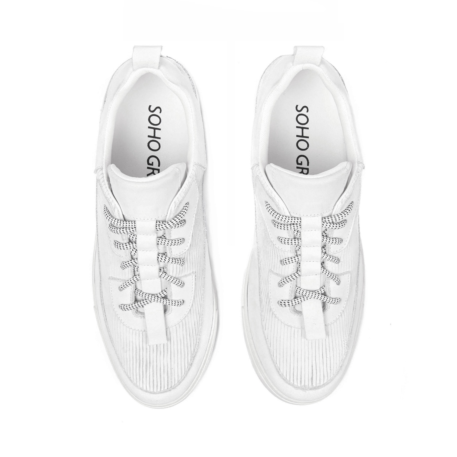The Soho Sneaker // White (US: 9) - Soho Grit - Touch of Modern