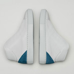 Minimal High Midnight Sky Sneakers // Gray + Petrol Blue (US: 7.5)