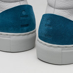 Minimal High Midnight Sky Sneakers // Gray + Petrol Blue (US: 13)