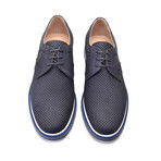 Perforated Casual Lace Up // Navy Nubak (US: 9)