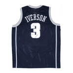 Allen Iverson Autographed Georgetown Hoyas Jersey