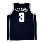 Allen Iverson Autographed Georgetown Hoyas Jersey