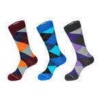 Kason Crew Socks // 3 Pack