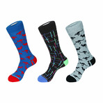 Giovani Crew Socks // 3 Pack