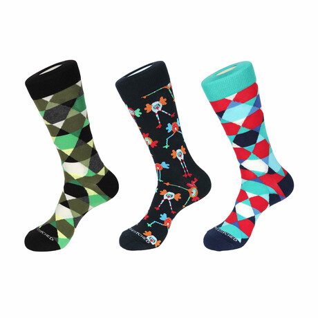 Jamarion Crew Socks // 3 Pack