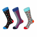 Axel Crew Socks // 3 Pack