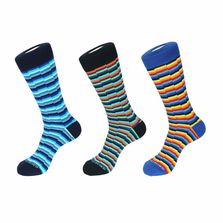 Roderick Crew Socks // 3 Pack