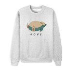 Nope Sweatshirt // Gray (Small)