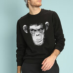 Evil Monkey Sweatshirt // Black (X-Small)