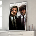 Pulp Fiction // Jules and Vincent (11"W x 17"H)