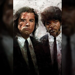 Pulp Fiction // Jules and Vincent (11"W x 17"H)