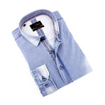 Bauhaus Button-Up Shirt // Blue (S)