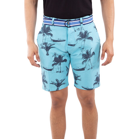 Palm Beach Shorts // Turquoise (28)