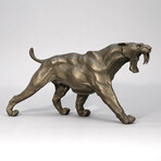 Sabertooth Cat // Faux Bronze Finish