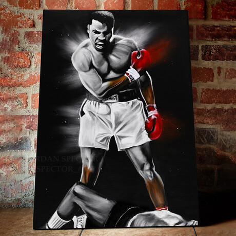 The Great Ali // Canvas (16"H x 24"W x 1.5"D)