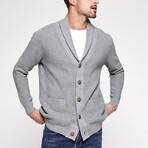 Ian Knit Cardigan // Gray (Medium)