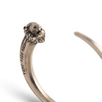 Lion Head Nail Cuff Bracelet // Bronze (Small)