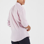 Tobias Button Down Shirt // Pink (L)