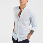 Tobias Button Down Shirt // Light Blue (M)