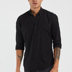 Tobias Button Down Shirt // Black (L)