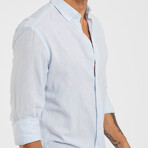 Tobias Button Down Shirt // Light Blue (M)